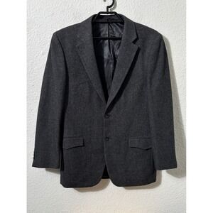Red Sky Sport Coat Mens 40R Gray‎ Excellent Western Yoke Two Button Blazer